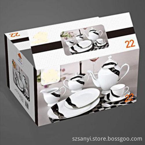 20-piece Porcelain Dinnerware Set with Attractive Design